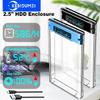 Внешний корпус для HDD USB 3.1 5 Гбит/с 2,5'' Прозрачный корпус для жесткого диска Корпус для жесткого диска SATA HDD SSD для ноутбука ПК