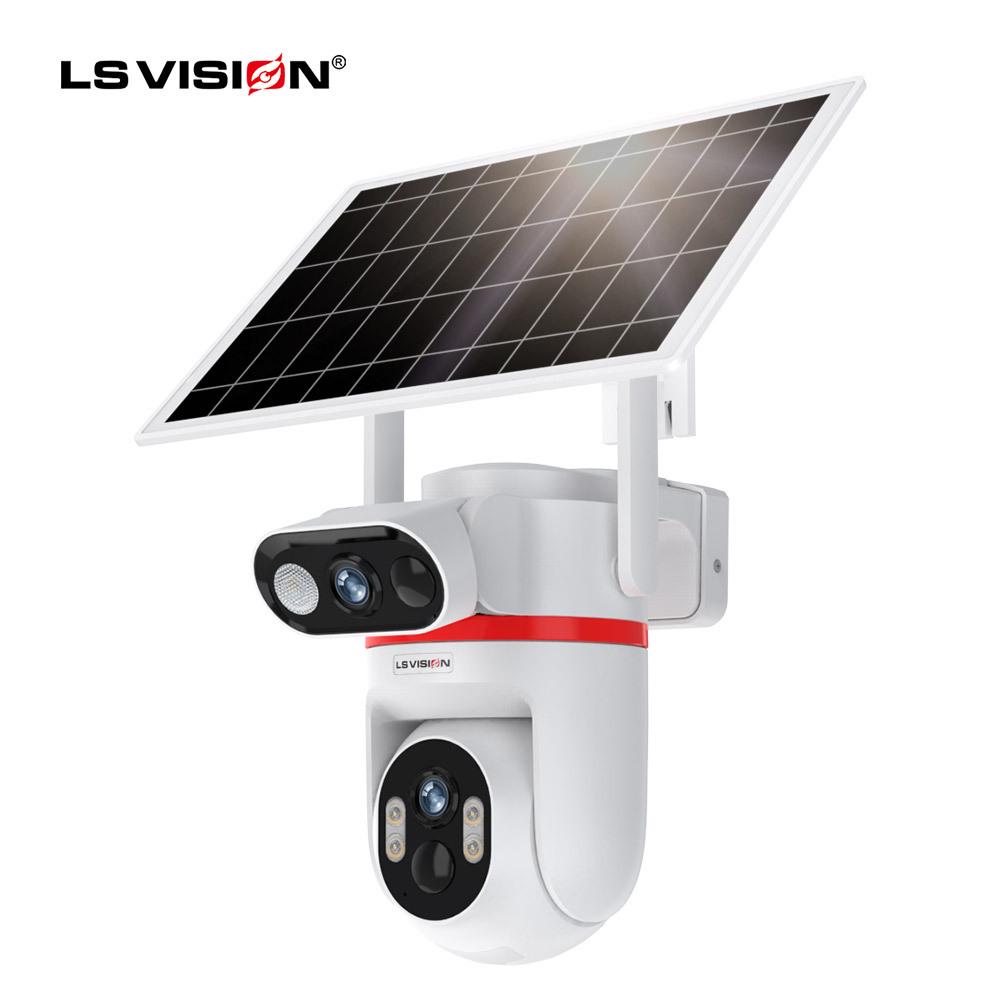 LS VISION AI 4G Solar-Powered Humanoid Detection Camera