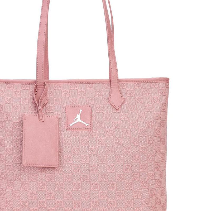 Jordan Large Capacity Commuter Water-Resistant Fabric Tote Bag Shopping Handheld Shoulder Bag Women tote bags Pink HM9241-632
