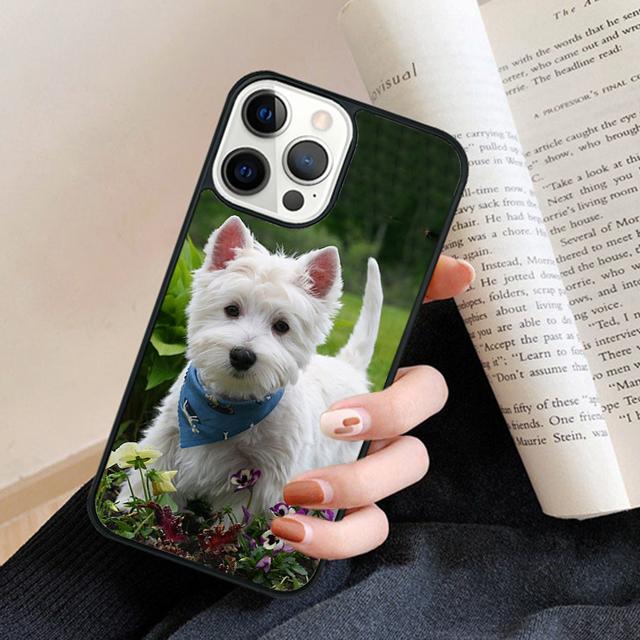 Чехол для телефона West Highland White Terrier Для iPhone 17 Air 16 15 14 Plus для apple 16 11 12 13 Pro Max coque
