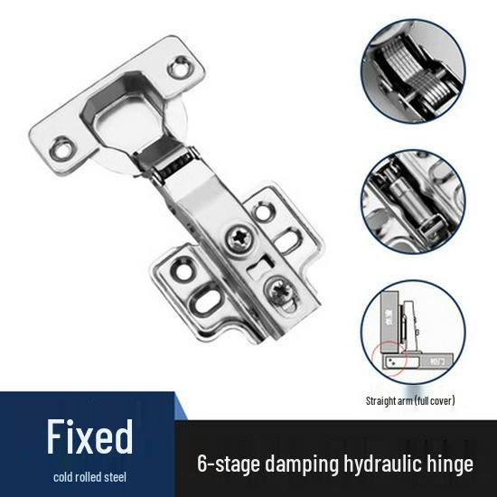Silent Hydraulic Cold-Rolled Steel Cabinet & Wardrobe Door Hinge