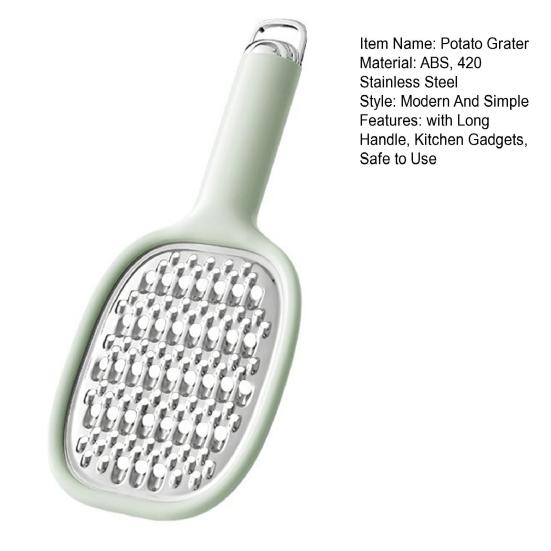 Нержавеющая сталь Картофелерезка с длинной ручкой Ручная Инструменты для крупной терки масла, сыра, огурца, моркови, овощей Кухонные гаджеты