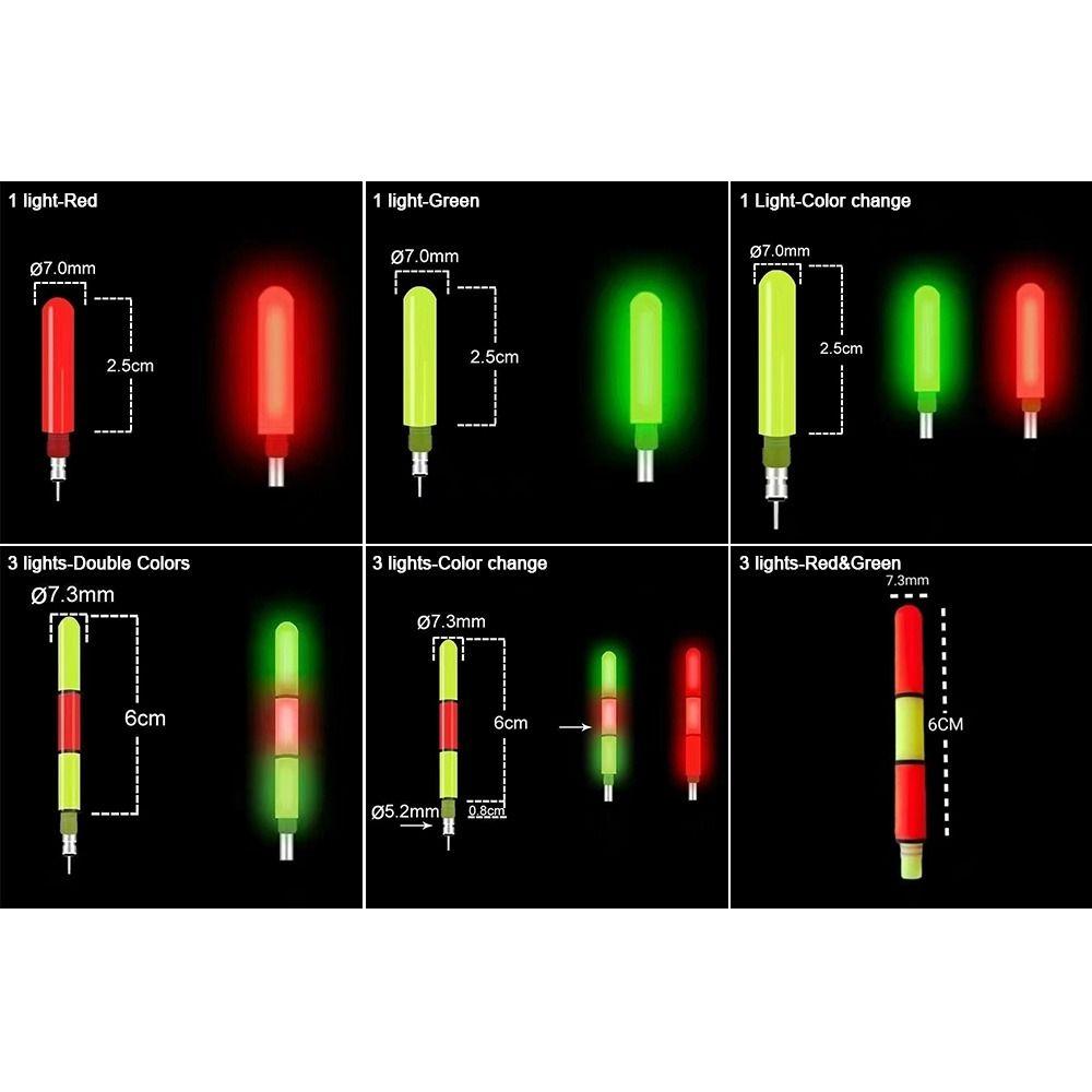 1pc Super Bright LED Fishing Smart Float Top Night Fishing Float Top  Cr425 Battery
