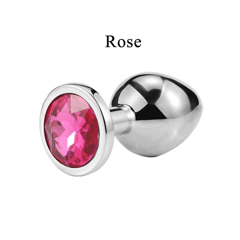 Анальная пробка, секс-игрушки для женщин и мужчин, мини-круглая форма из металла, нержавеющая гладкая сталь, задница, женский и мужской