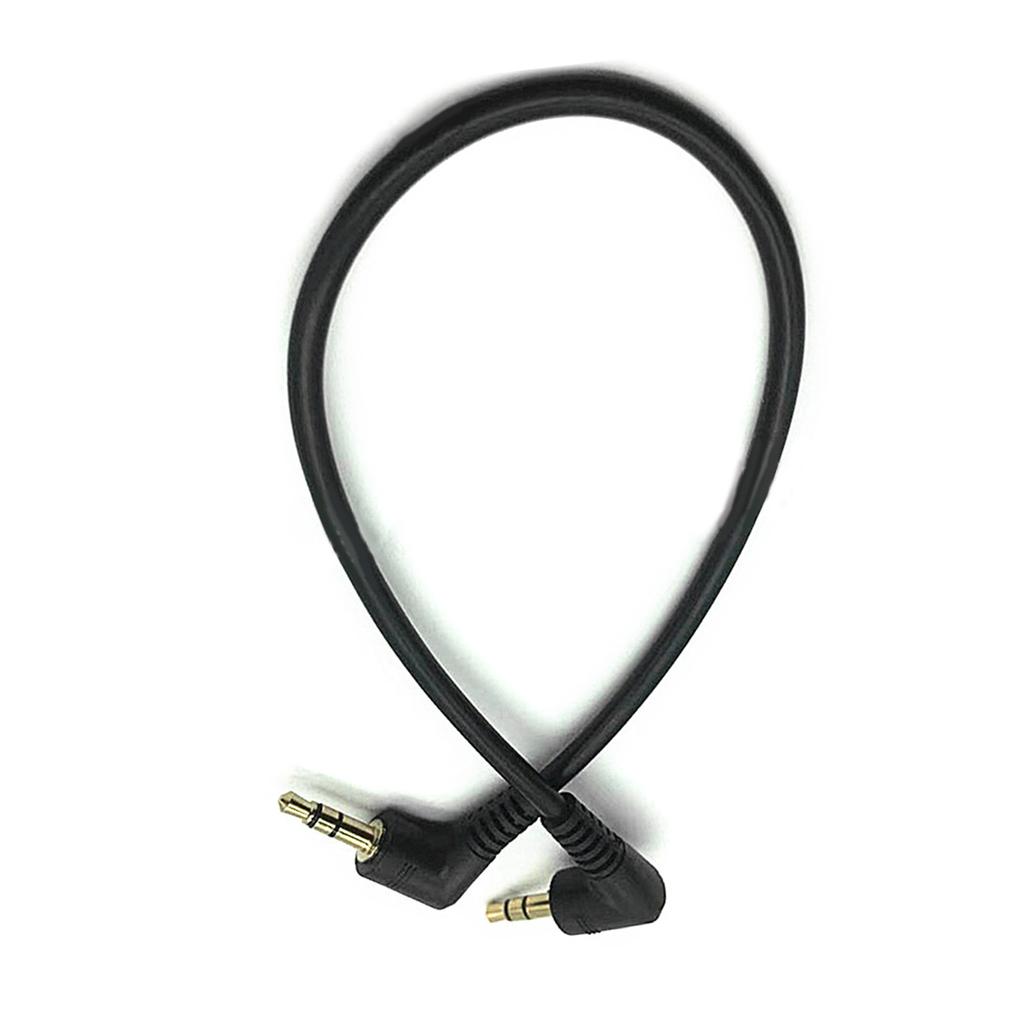 3.5mm Male To Male Stereo Audio Cable 90Degree Angled 3 Pole Fit for Car Headphone Auxiliary Cord Wire Converter MP3/MP4