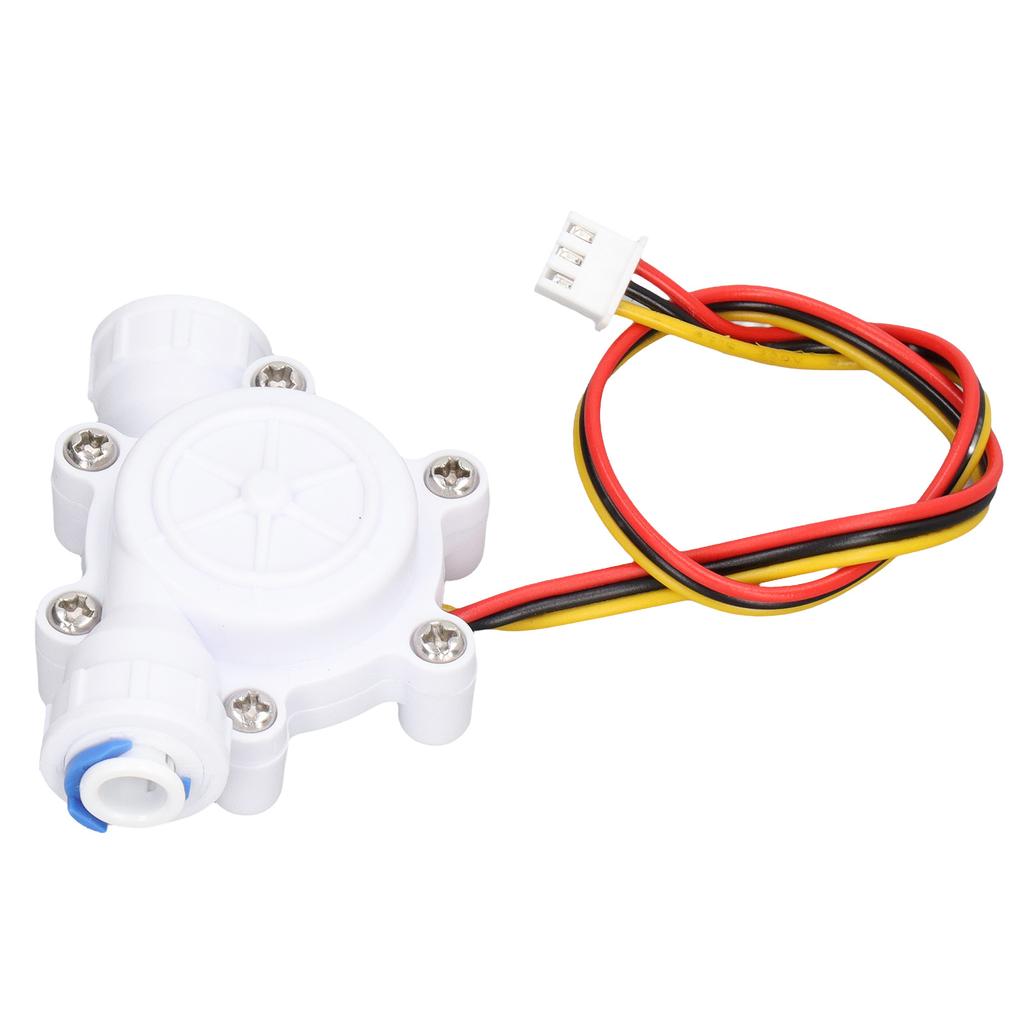Water Flow Sensor Water Dispenser Flowmeter Barb Interface Hall Sensor 3P Cable DC3.5‑24V