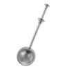 Stainless Steel Tea Strainer One Handed Operation Ball Shape Tea Filter Dual-Function Quick Sifting Flour Sifter for Baking Cakes And Spices