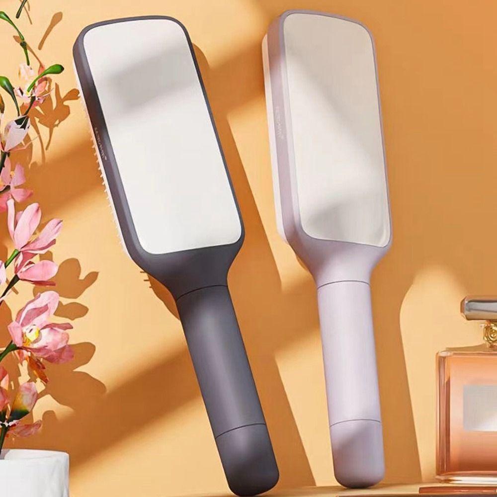 Многофункциональная щетка для чистки волос Пластиковая массажная расческа Модная вращающаяся телескопическая расческа Женская