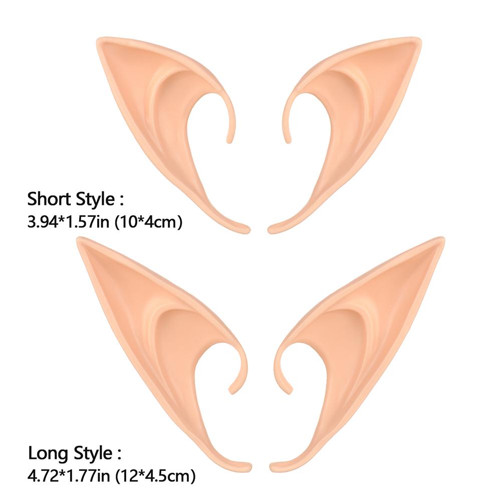 1 Pair Dress Parties Halloween Christmas Fairy Ears Cosplay Lifelike Elf Ears