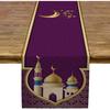 Рамадан Льняная скатерть Ид Мубарак Ифтар Исламская мечеть Скатерть Религиозный фестиваль Ресторан Домашний декор Скатерть