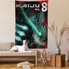 Настенный гобелен из журнала Shonen на тему кайдзю  Интенсивное искусство монстров Смелый Дерзкий Акцент в комнате для энтузиастов манги про монстров и экшен