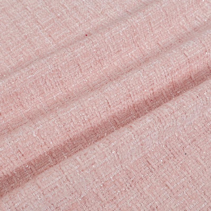 150cm Wide Korean Japanese Style Thick Weave Flannel Fabric - Polyester Wool Blend, Lightweight, Plain Colors, Ideal for Spring/Summer.
