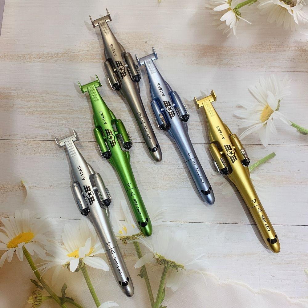 Funny Helicopter Pen Aircraft Ballpoint Pen Vintage Signature Pen Stationery