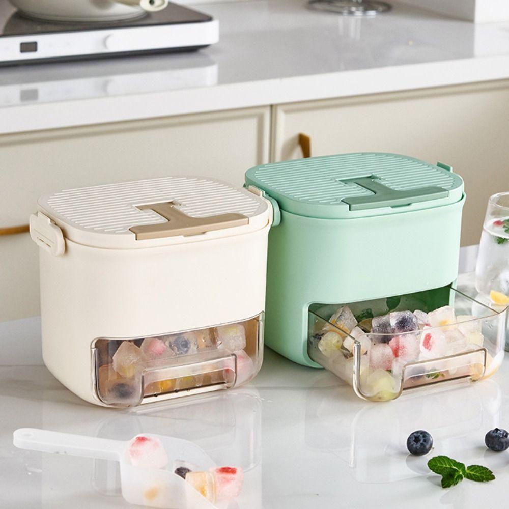 Поддон для льда пищевого класса, двухслойный, легкоочищаемый, для хранения льда, летний