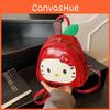 Adorable Red Sweet Design Mini Backpack For Kid Daily Use