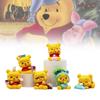 Charming Pooh Bear Pvc Figurine Set Perfect Birthday Gift For Kids And Collectors