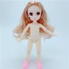 12 подвижных шарнирных кукол, мини-30 см BJD, кукла для маленьких девочек, длинный парик, куклы телесного цвета, игрушка с обувью