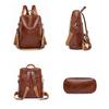 Простые многофункциональные рюкзаки большой вместимости, высококачественный кожаный рюкзак Mochilas, роскошный дизайнерский брендовый женский рюкзак