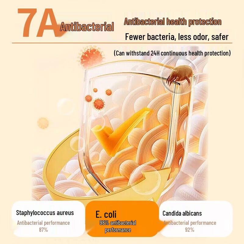 LANGSHA Женские трусы-слипы с высокой посадкой из чистого хлопка, антибактериальные, 4 штуки