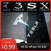 Автомобильная наклейка 2025 Горячая 2 шт. Для Model 3 Model S Model X Автомобильные лампы-проекторы на дверь с приветственным светом HD