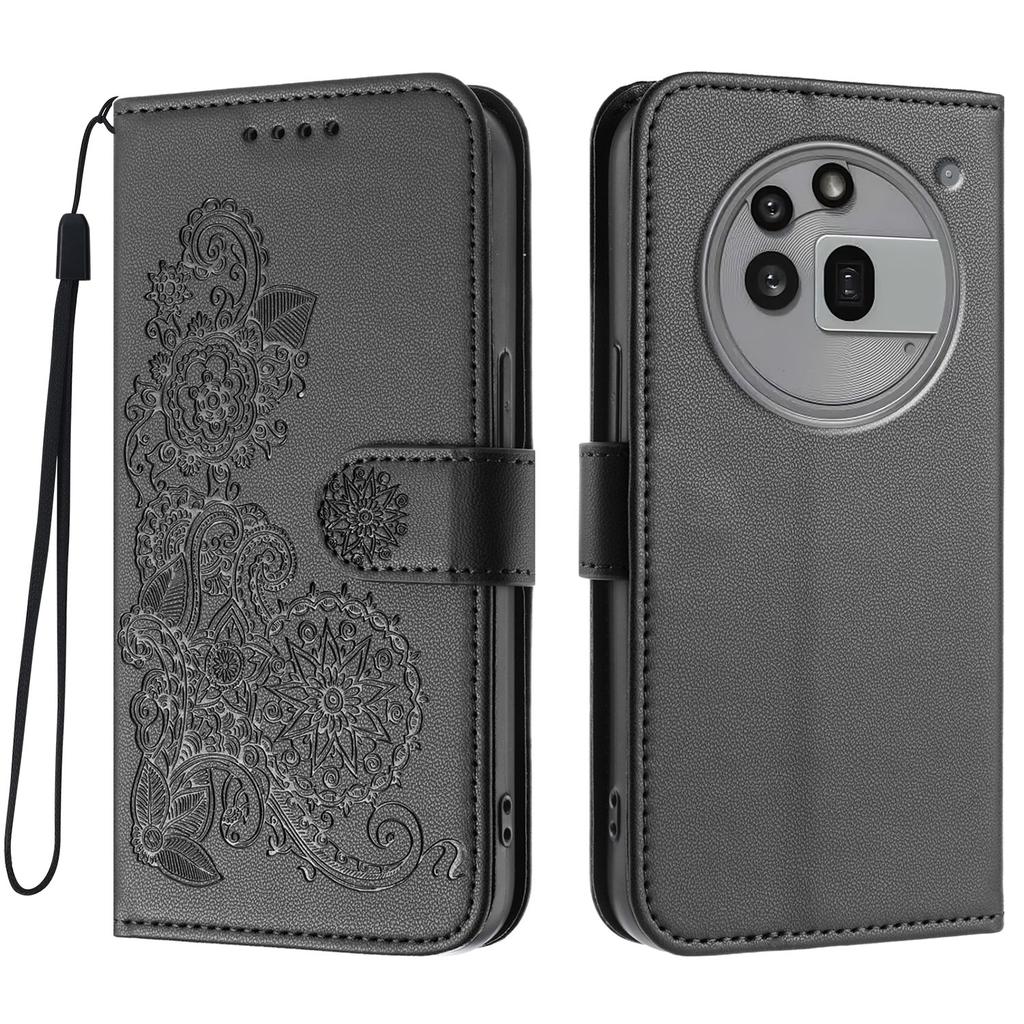 For Nothing Phone (3a) Pro Phone Cases Mandala Flower Leather Wallet Mobile Cover with Strap