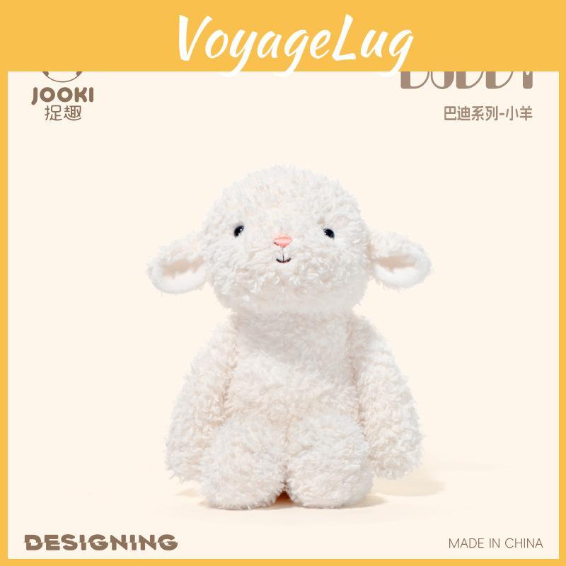 Очаровательная плюшевая игрушка-барашек, очень мягкая, набивная, для детских подарков на день рождения