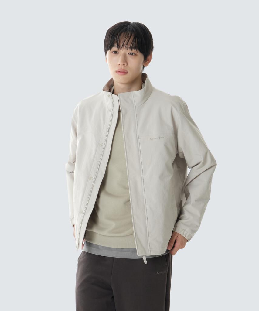 SNOWPEAK APPAREL Ветровка Camp Dry с воротником-стойкой (S26Fmfwb62) Светло-бежевый