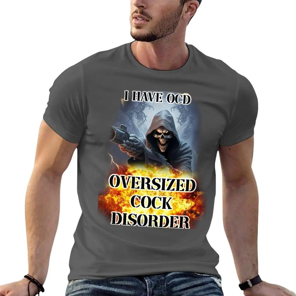 New i have ocd ver 2 T-Shirt Anime t-shirt t shirt man plain black t shirts men