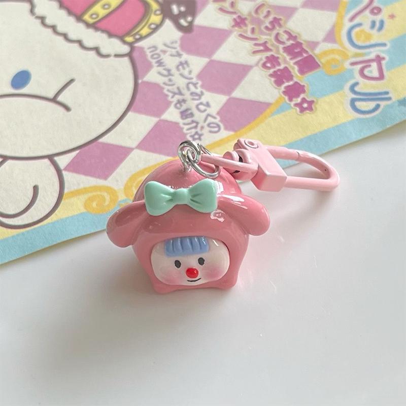 Брелок в виде мультяшной куклы, симпатичная трехмерная кукла, брелок, подвеска, креативный рюкзак, украшения, аксессуары, подарки