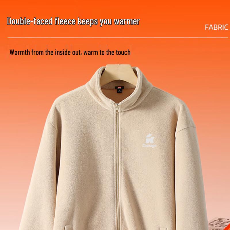 Baleno Men's Thickened Double-Sided Fleece Jacket