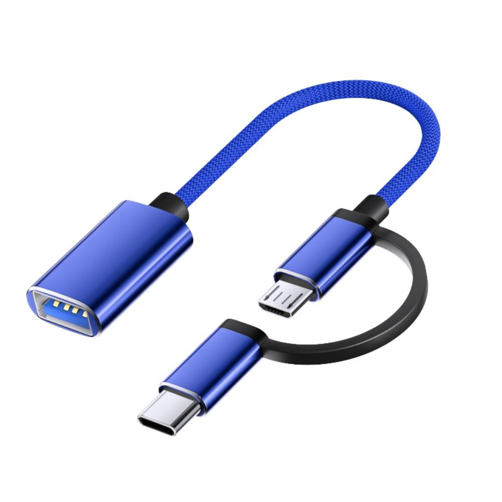 Тип C 2 в 1 OTG Тип C Кабель-адаптер Micro USB 2 в 1 USB C Кабель-адаптер для ПК/ноутбука/телефона