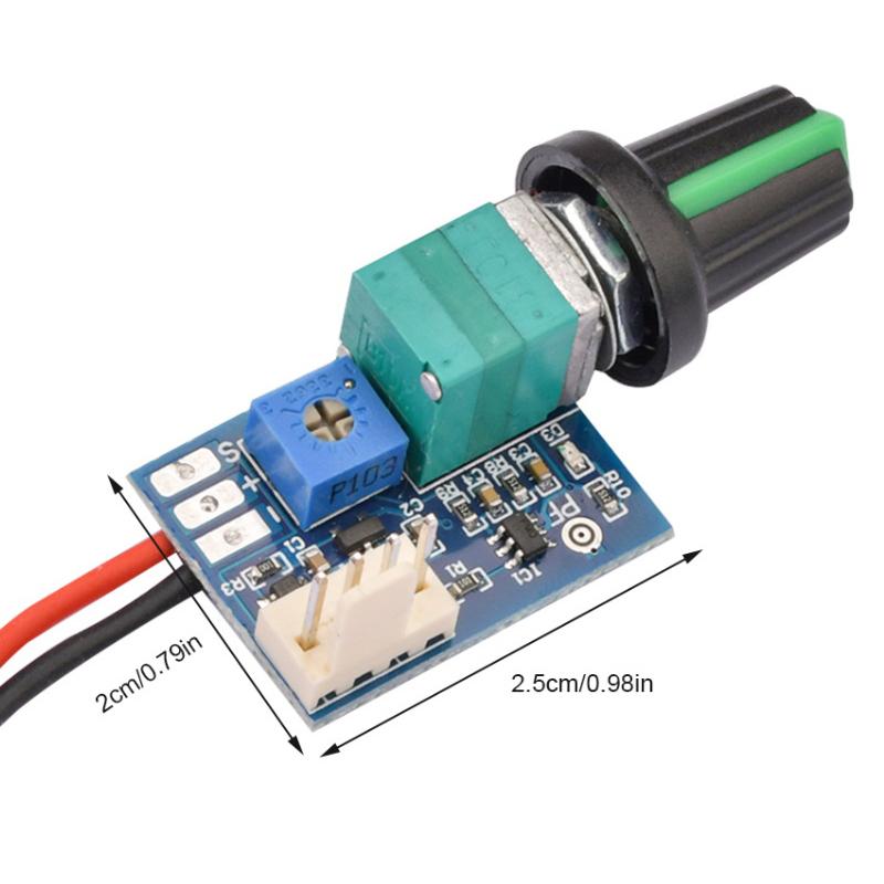 1Pcs Dc-Dc 4.5V-35V Adjustable Speed Regulator Control Governor Switch Mini 3A Pwm 12V Dc Motor Speed Controller Module