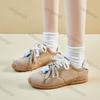 Fashion Women Shoes 2025 Spring New Fashion Breathable Non Slip Woman Sneakers Comfortable Lightweight Flower Lace Lace-up Casual Shoes
