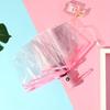Handle Fully Automatic Three-fold Transparent Umbrella Travel Men Women Folding Mini Material: Rubber Small Rainy Day