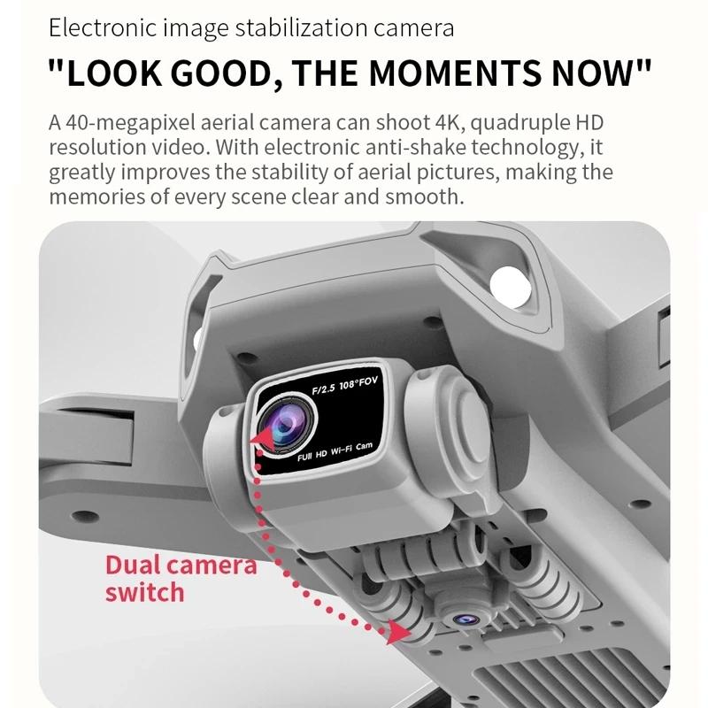 New L900 PRO SE Drone 4K Professional GPS 5G WIFI Brushless Motor 8000M Dual Camera Drone Foldable Remote Control Quadcopter FPV Smart Follow