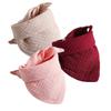 3Pcs/lot Baby Muslin Bibs Soft Cotton Solid Color Bibs Saliva Towel Boys Girls Feeding Apron Bandana Drool Stuff Bibs