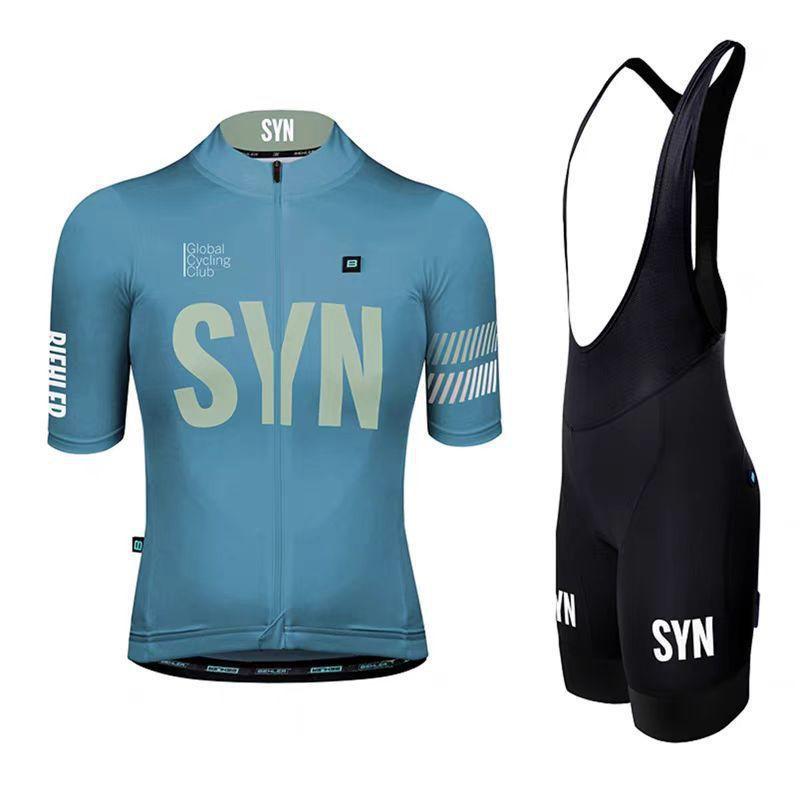 Mens Womens Cycling Jersey Set Short Sleeve Breathable Quick Dry Bike Top Outdoor Road