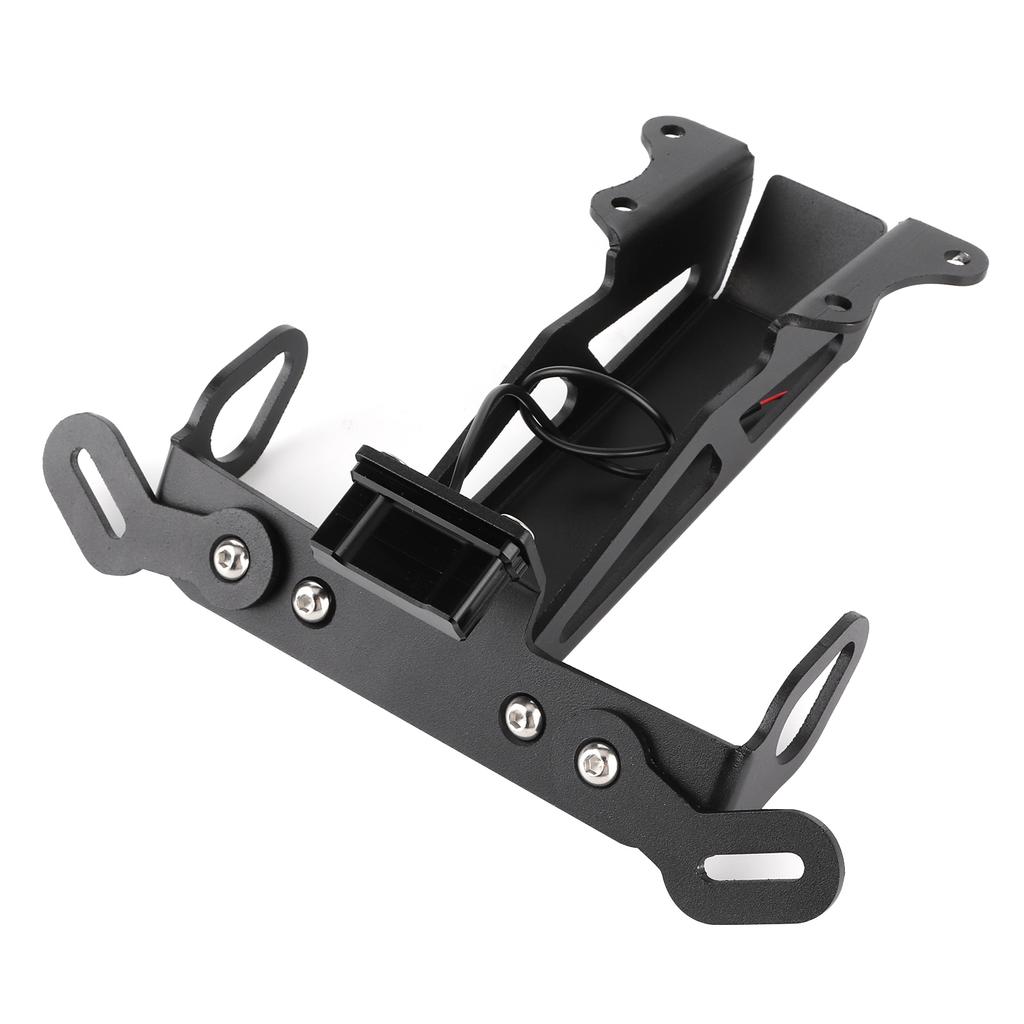 Задний держатель номерного знака мотоцикла с белой светодиодной подсветкой подходит для Yamaha MT?09 Трейсер ФДж?09