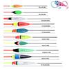 FTK 10pcs 16CM-21.5CM Fishing Float Balsam Wood Fishing Float Mix Length Weight Bobber Stopper Float Fishing Tackle Accessory