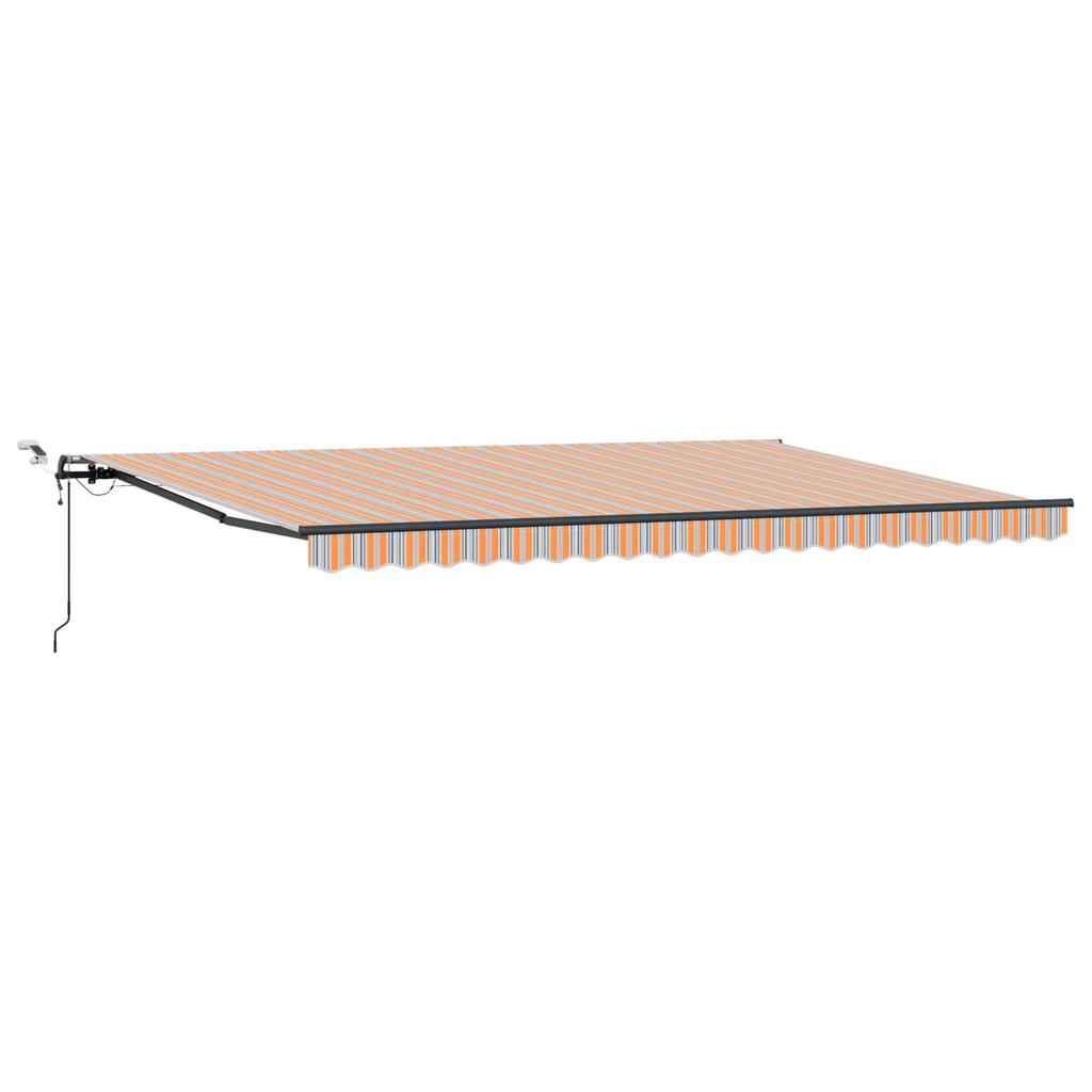 Retractable Awning Multicolor 500 x 300 x 165 cm Polyester