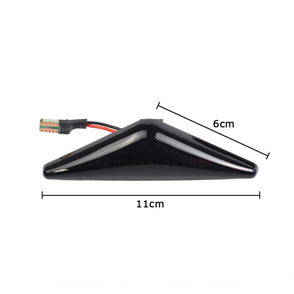 Струящийся боковой повторитель светодиодный динамический боковой габаритный указатель поворота Индикатор мигалка для Ford Mondeo 3 Mk3 Focus 1 Mk1