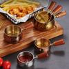 60ml/120ml/180ml Sauce Pan Wooden Handle Measuring Spoon Kitchen Tableware Seasoning Cup  Ketchup