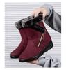 Women's Winter Warm Snow Boots Faux Fur Lining Waterproof Ankle Boots Anti-slip Outdoor Shoes Women's Walking Hiking Sports Boots