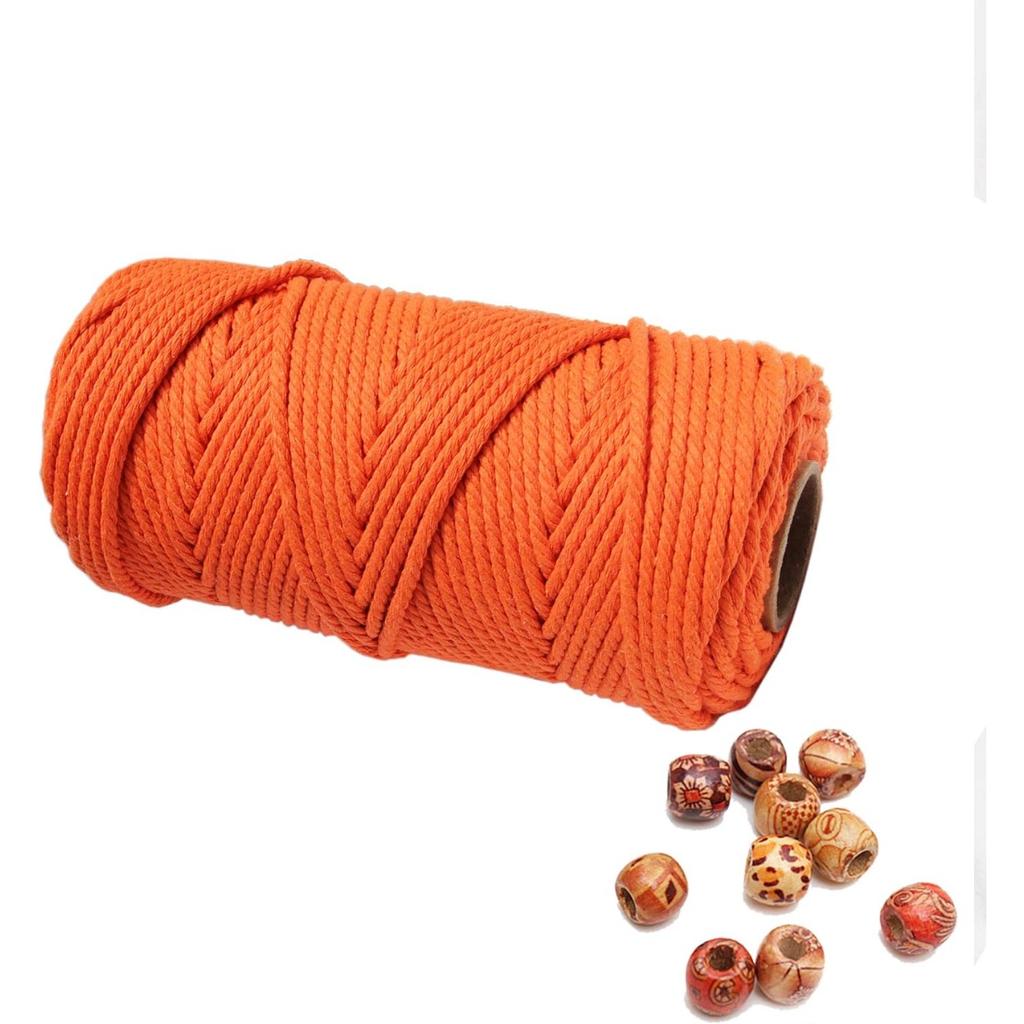 Шнур макраме 4 мм 100 м, хлопковая веревка, веревка, поделки, сделай сам, цветная нить, витой шпагат, ручное шитье, домашнее свадебное украшение