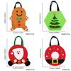 Charming Felt Christmas Handbag With Snowman Gift Box And Santa Claus Designs For Joyful Holidays