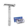 with Box Face Mild Adjustable Safety Razor Double Edge Razor Hair Removal Tool Manual Men Shaver