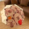 1PC Capibala Umbrella-8-Rib Reinforced, Automatic Open, Lightweight & Durable, Cute Fashion Accessory for Outdoor-Y0309
