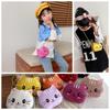 Fashion Princess Children's Mini Handbags Baby Girls PU Leather Small Shoulder Crossbody Bags Cute Cat Kids Coin Purse Wallet