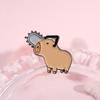 Turtle Capybara Brooch Cute Animals Pins Lightweight Cartoon Enamel Pins  Girl