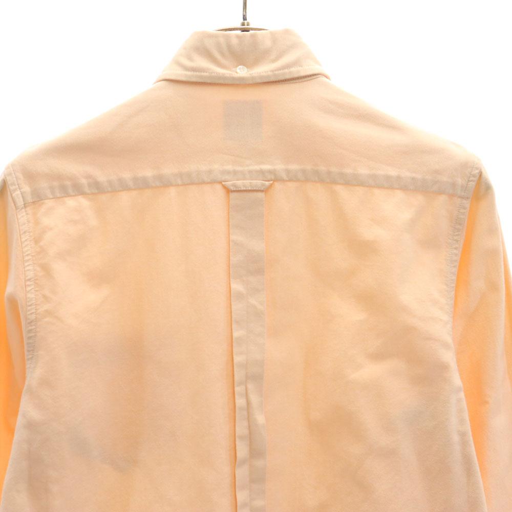 A Bathing Ape Сделано в Японии Рубашка Оксфорд с длинным рукавом на пуговицах M Оранжевая Мужская Б/У